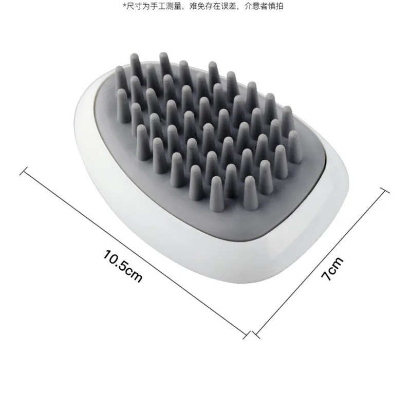 Многофункциональная резиновая головка, мягкая кошка, собака, уход за телом, Массажная щетка, расчески для домашних животных, для волос, душа, ванна, гребень для мытья