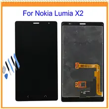 1Piece For Nokia Lumia X2 LCD Display with Touch Screen Digitizer LCD Assembly + Tools Free Shipping