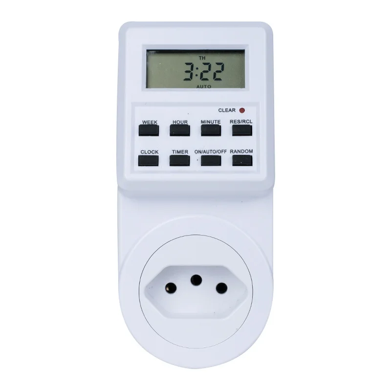 

The Brazil standard 2018 new hot-selling intelligent time power socket timer switch