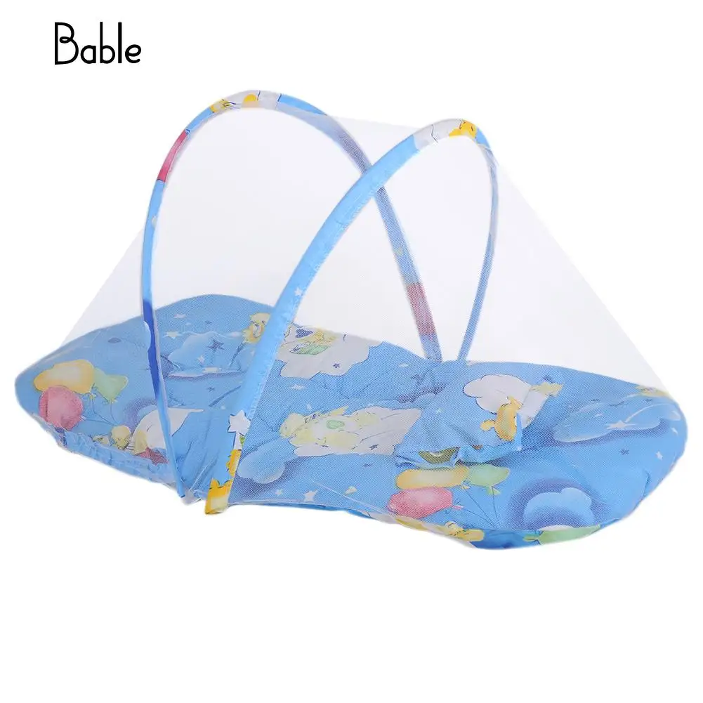 Infant Mosquito Net Foldable Newborn Mosquito Net Travl Cradle 2 Colors