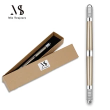 Ручная тату-машинка для бровей микроблейдинг tebori 3d Ручка для перманентного макияжа тонкие штрихи волос Косметика татуаж для губ