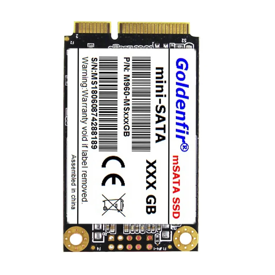 Жесткий диск Goldenfir Msata SSD 64 ГБ 32 16 8 для ноутбука Твердотельный жесткий компьютера