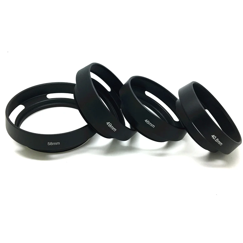 

37mm-62mm Metal Hollow Lens Hood Sun Shade Cover for Nikon Canon Sony Pentax Fujifilm Cameras JLRJ88