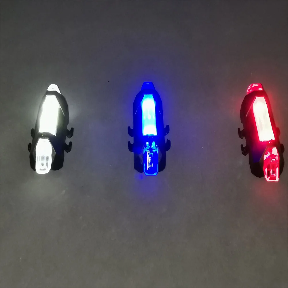 

2019 NEW USB Bike light Rechargeable bicycle LED Taillight Rear Tail Safety Warning Cycling light Portable Flash Super Bright