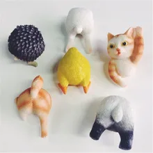 1 шт. Pet голову прикладом веселые магниты смолы цифры игрушки автомобиля домашнего офиса холодильник украшения детские рождественские подарки