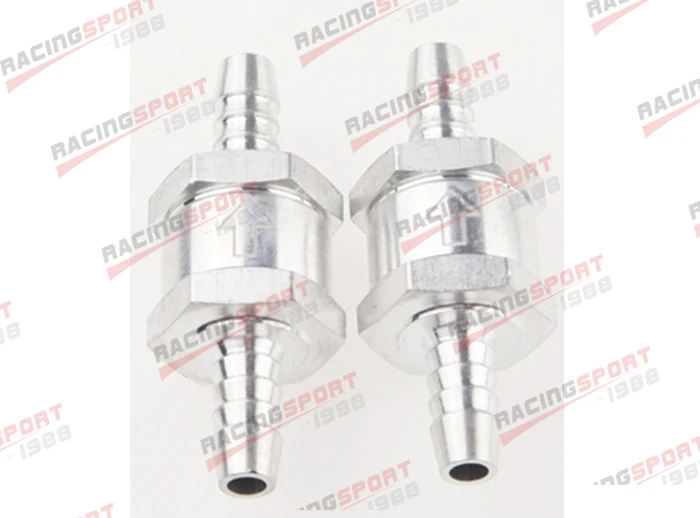 2pcs 8mm 5/16" Fuel Non Return One Way Check Valve Petrol Diesel