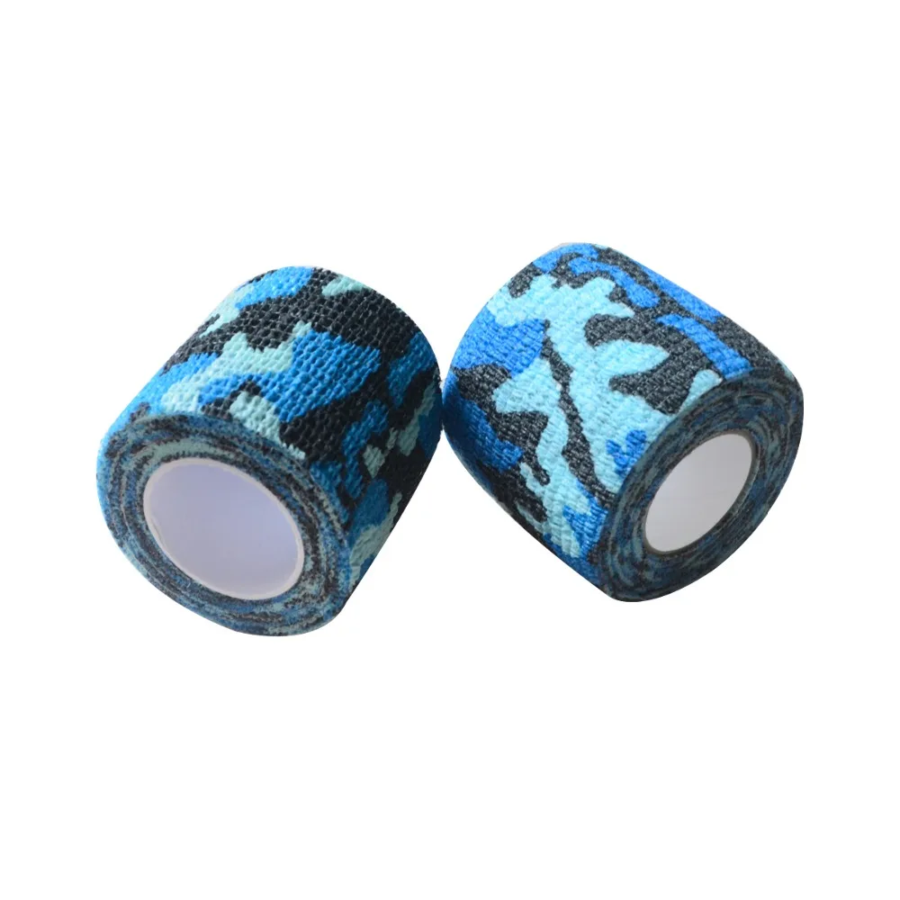 

12 Rolls Self Adhesive Elastic Camo Bandage Paintball CS War Game Airsoft Hunting Shooting Camouflage Tape 4.5m*5cm