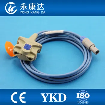 

2pcs/pack M6/M12/M66 series Biolight Digital Adult Soft Tip Spo2 Sensor,5 pin,3m