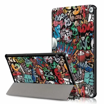 

Tri-Folded Standing Cover for Huawei T5 10.1 inch Case For Huawei MediaPad T5 10.0 AGS2-W09 AGS2-L09 AGS2-L03 AGS2-W19 Fundas