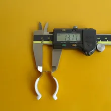 10 шт./лот белый Виварий аквариума флуоресцентный 28,3 мм T9 уф трубка для подсветки металлическими зажимами