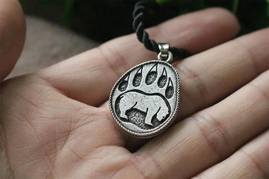 1 шт. Мужская подвеска Медвежья Лапа|men necklace|pendant menpaw pendant |
