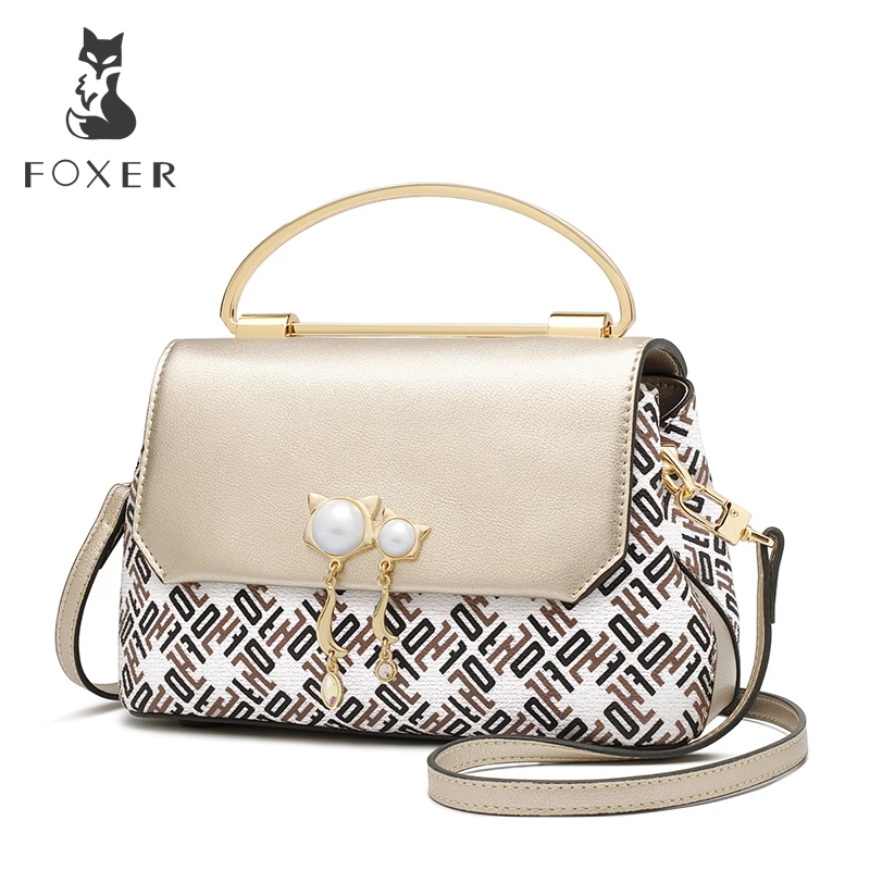 

FOXER Brand 2018 New Design Female Elegant Korean version Shoulder Bag & Messenger Bags Women Hasp Flap Crossbody Bag