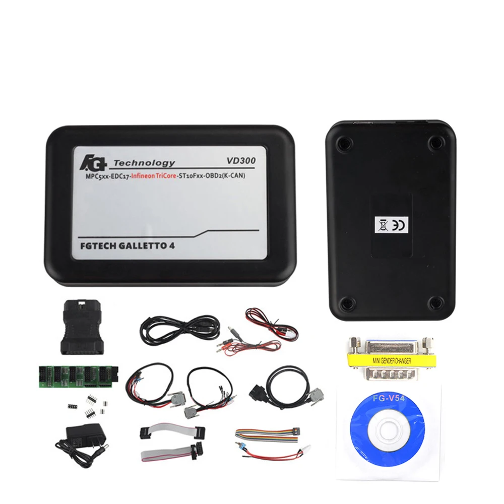 Tlxc VD300 V54 FGTech Galletto 4 Master БДМ OBD Функция с BDM ЭБУ чип тюнинг программатор|Анализатор