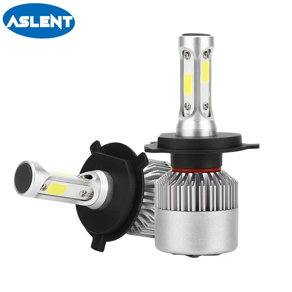 Aslent H4 H7 H11 H1 H3 9005 9006 COB Car LED Headlight Bulbs Hi-Lo Beam 72W 8000LM 6000K Auto Headlamp Fog Light Bulb DC12v 24v Aslent H4 H7 H11 H1 H3 9005 9006 COB Car LED Headlight Bulbs Hi-Lo Beam 72W 8000LM 6000K Auto Headlamp Fog Light Bulb DC12v 24v