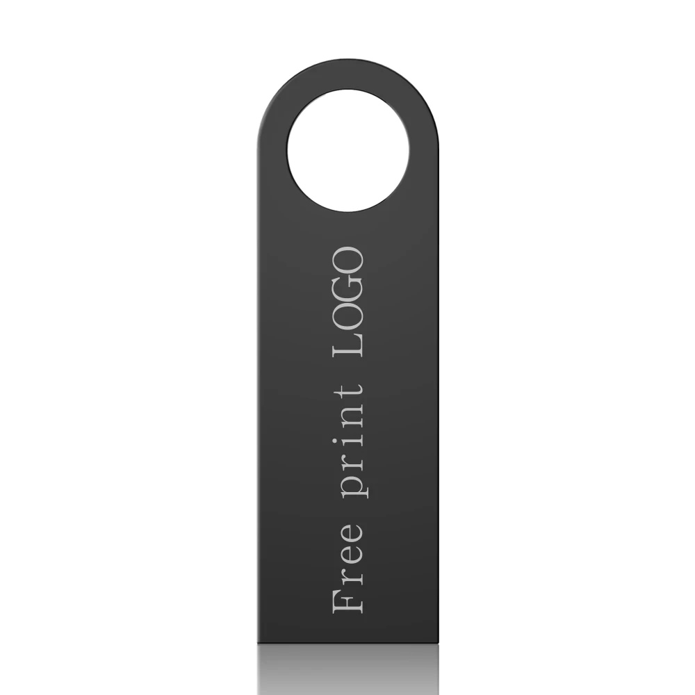 New usb flash drive Mini metal pendrive 4GB 8GB 16GB 32GB 64GB flash memory usb 3.0 gift pen drive 128GB u disk Silver Free logo (19)