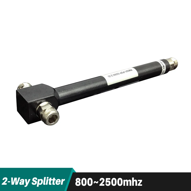 800~2500MHz 2-Way N-Female Splitter Power Divider for CDMA 850/GSM 900/DCS 1800/PCS 1900/WCDMA 2100mhz Cell Phone Signal Booster