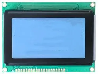 5V-Grayish white 12864A lcd желтый зеленый/синий/серый/черный VA экран параллельный порт Последовательный порт - Цвет: 5V-Grayish white