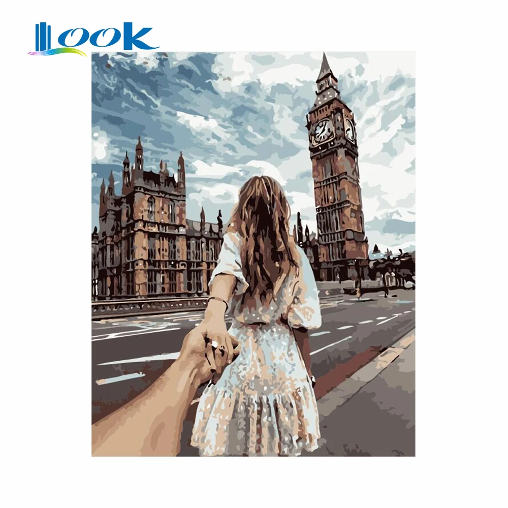 

Beautiful LOVE DIY Painting By Numbers Kit Coloring Painting By Numbers Acrylic Paint On Canvas For Home Decor wall art Europe