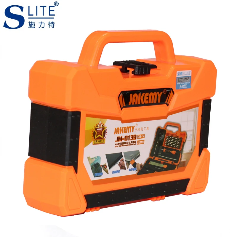 Slite JM-8139 Precision mini screwdriver Repair tools The multifunctional electronic  destornillador Bit kit