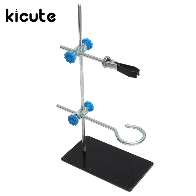Kicute 1pcs 30cm High Retort StandIron Stand With Clamp
