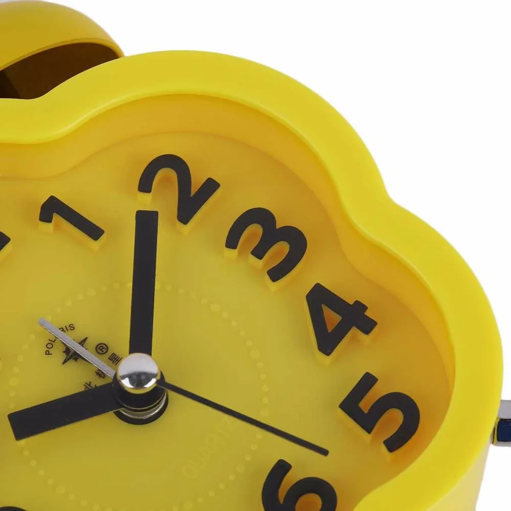 UNIKEA 2016 Pentagram/Round Shape Student Children Bedside Bed Mute Table Cute Alarm Clock Essential Home Clock Small Size two C UNIKEA 2016 Pentagram/Round Shape Student Children Bedside Bed Mute Table Cute Alarm Clock Essential Home Clock Small Size two C