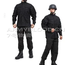 Военная Униформа США для мужчин, тренировочный костюм SWAT черного цвета, куртка+ штаны, костюмы SWAT, военная униформа