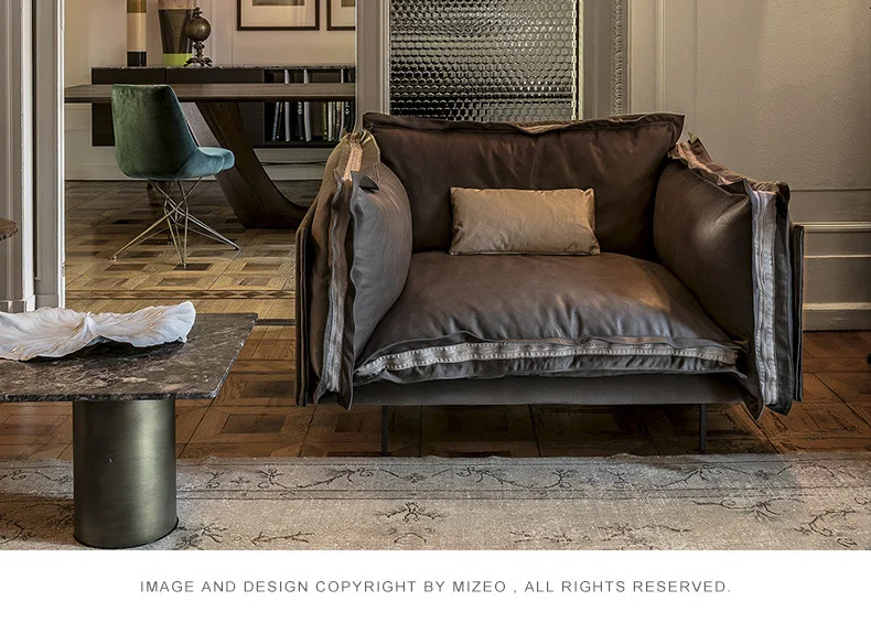 Роскошный светильник из микрофибры, кожаный диван с бархатом, современный минималистичный угловой диван для гостиной