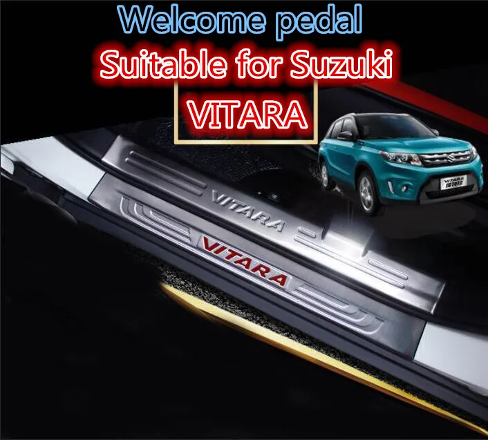 Добро пожаловать педаль подходит для Suzuki VITARA арматура, специальные декоративные аксессуары для VITARA из нержавеющей стали