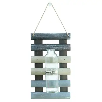 

Adeeing Creative Modern Wall-Hanging Ladder Single Bottle Vase Flowerpot Container Home Decor