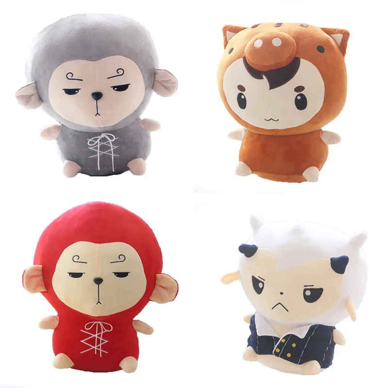 30cm Goku Plush Flower Travel Hwayugi Kawaii Pillow Goku Pigsy Devil Korean TV A Korean Odyssey Star Plush Toy Gift For Kids 6