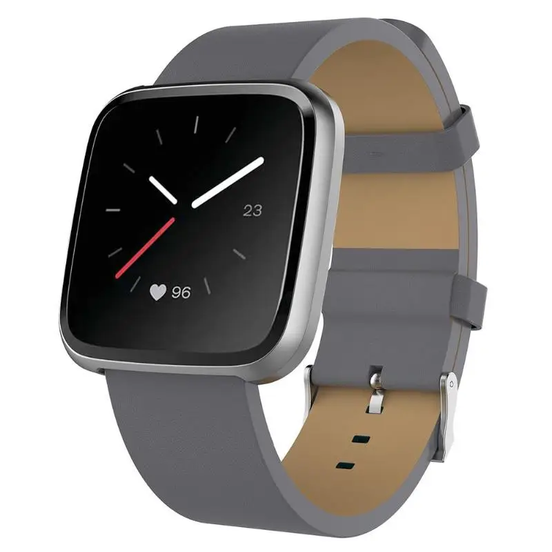 Воловья кожа ремешок для Fitbit Versa Lite/Versa/Blaze умный Браслет для ручных часов наручный Браслет спортивный браслет