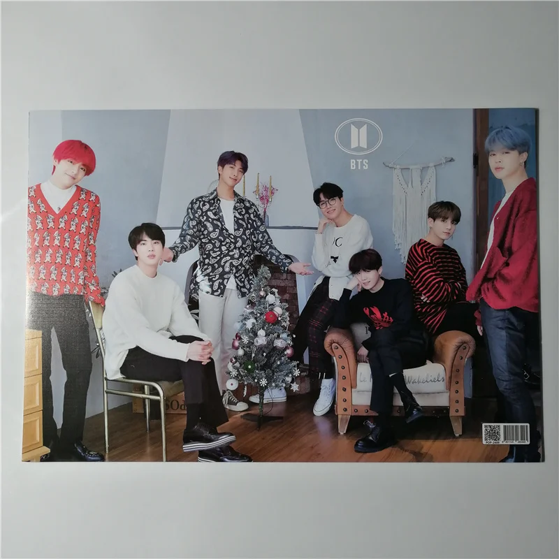 8*(42x29 см) Новые Bangtan Плакаты для мальчиков наклейки на стену подарок KPOP звезды v Bangtan мальчики SUGA Eat Jin j-hope плакаты наклейки на стену