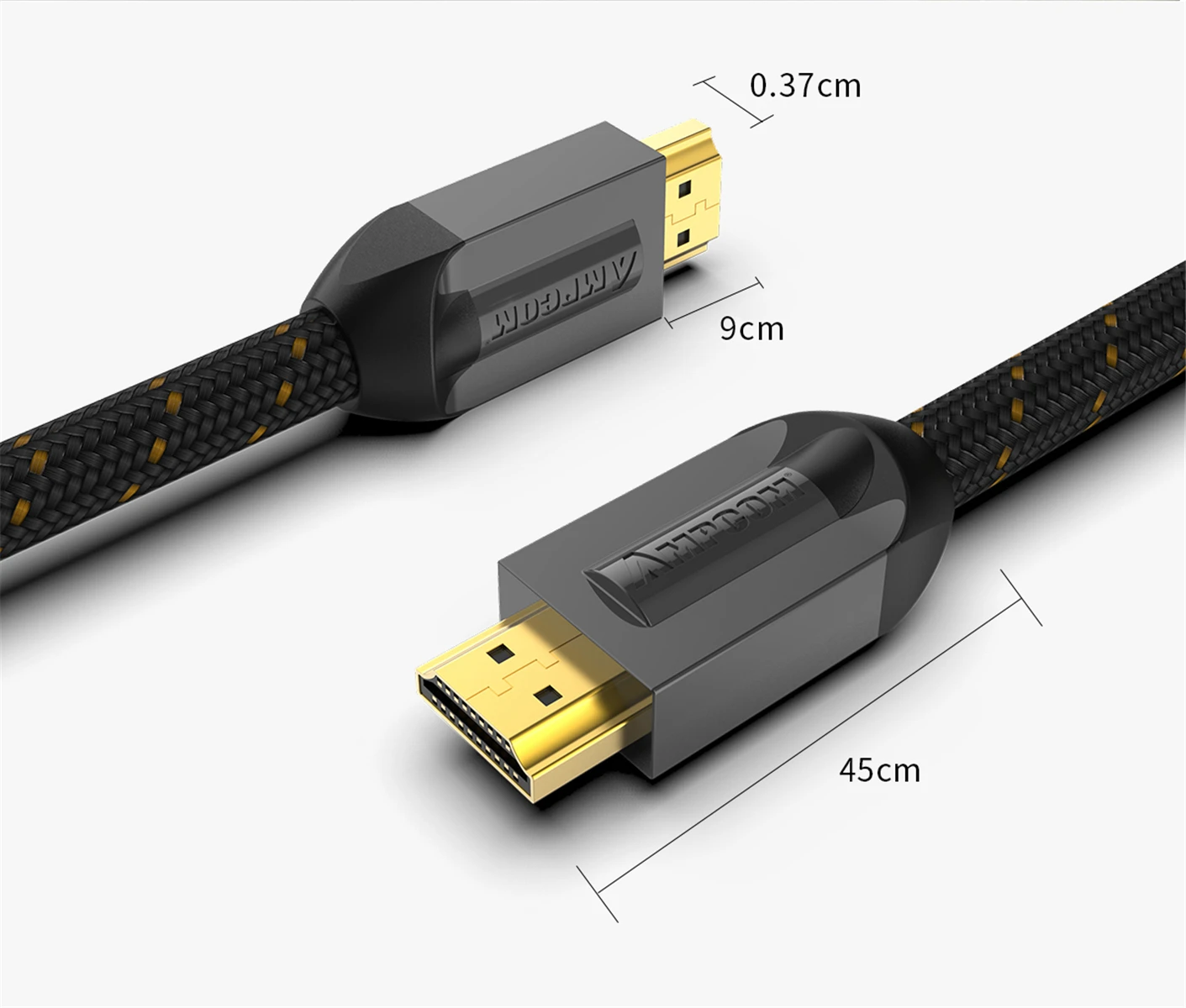 HDMI кабель HDMI 2.0a 2.0b, AMPCOM Pro Gaming 4K HDMI к HDMI 2,0 кабель Поддержка 3D Ethernet HDR 4:4:4 для HDTV PS4 PS3