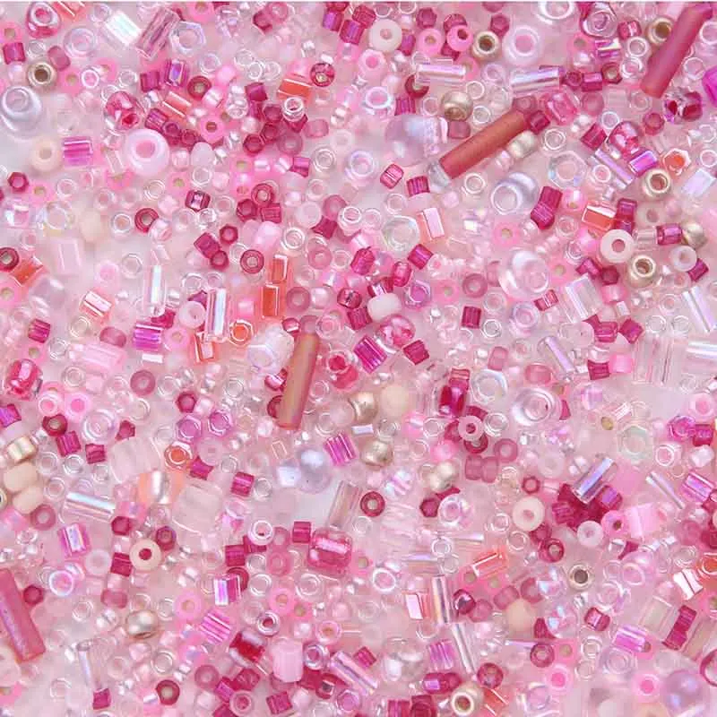 3114 Taidian Assorted Mix Blue Glass Seedbeads Rocaille 5gramslot Bugle Mixed Size Beads DIY Bracelet Jewelry Making Accessories 3