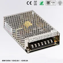 T 60W B Triple output 5V 12V -12V Switching power supply smps AC to DC