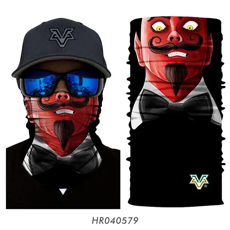 3D Jokers бандана Велосипедный спорт Балаклава Хэллоуин маска в тубе шарф призрак Ciclismo череп шеи Gaiter косплей на открытом воздухе маска для лица - Цвет: HR040579
