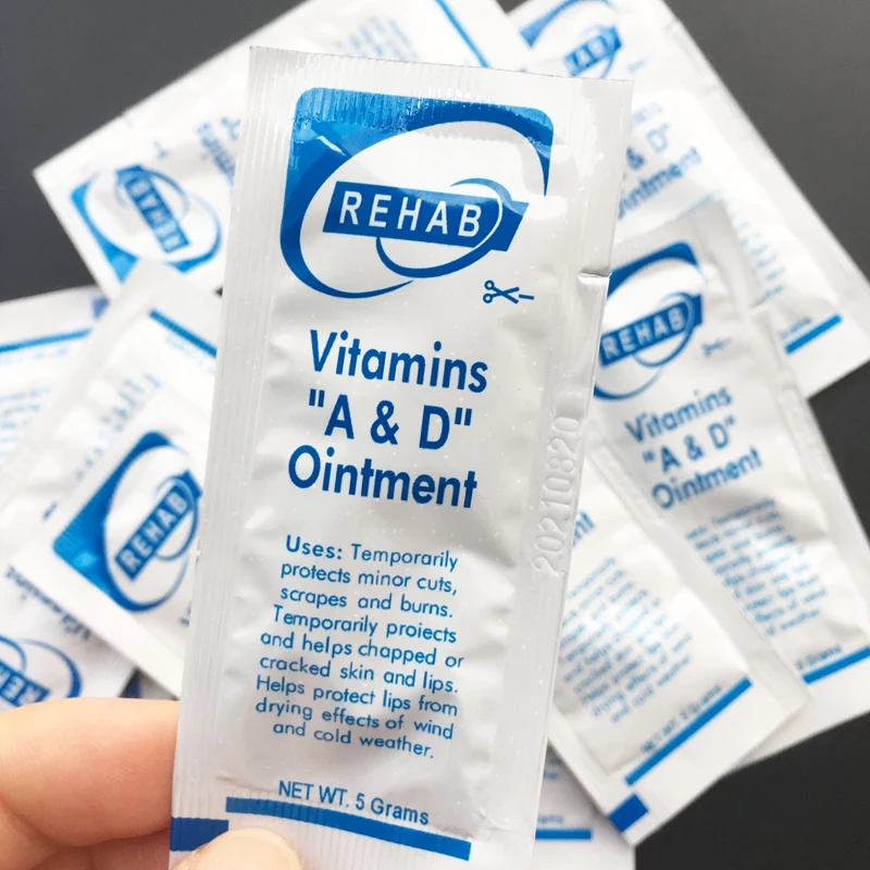 Murah 100 Pcs A   D Salep Krim Vitamin Cream Setelah Tato Perawatan Kulit Perbaikan A   D Anti Scar tubuh Seni Penyembuhan Kulit Persediaan Tato