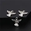 40pcs  Silver Color Angel Charms Beads Pendants For Jewelry Making DIY Handmade A221 ► Photo 3/3