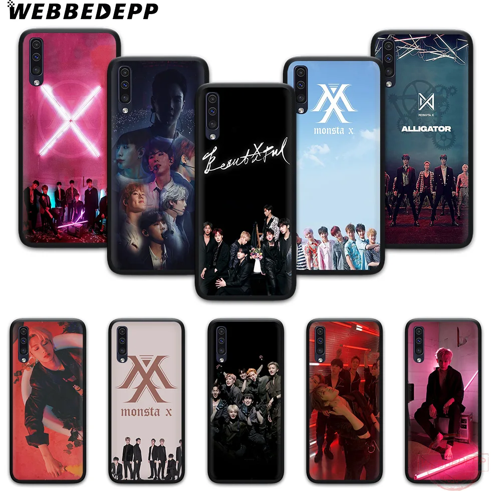WEBBEDEPP MONSTA X Soft Phone Case for Samsung A10S A6 7 8 9 A10 20 A40 A50 A60 A70S M10 M20 30 |