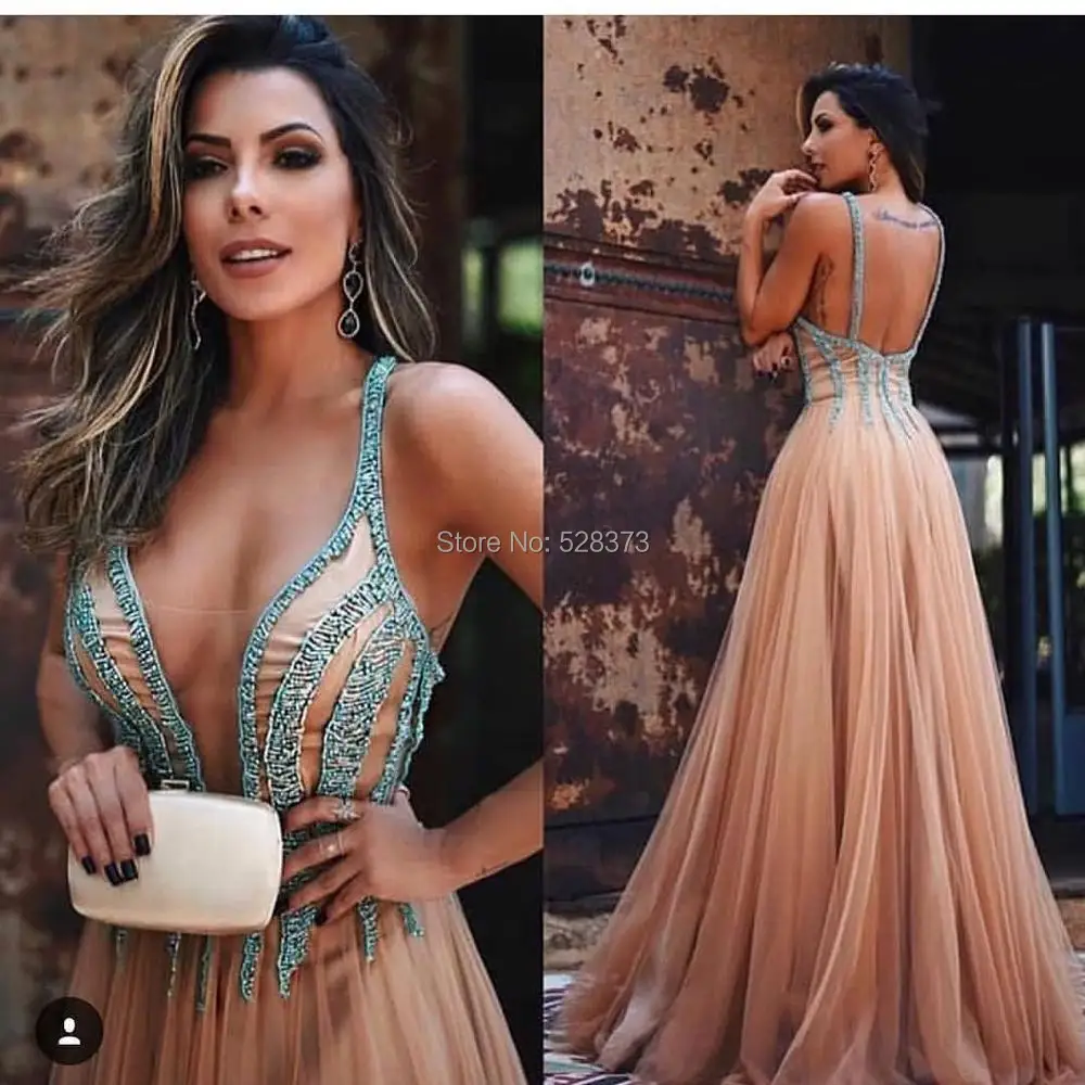 YNQNFS PD14 Vestido de Formatura халат с бусинами Empire сексуальный Бюст открытая вечерние