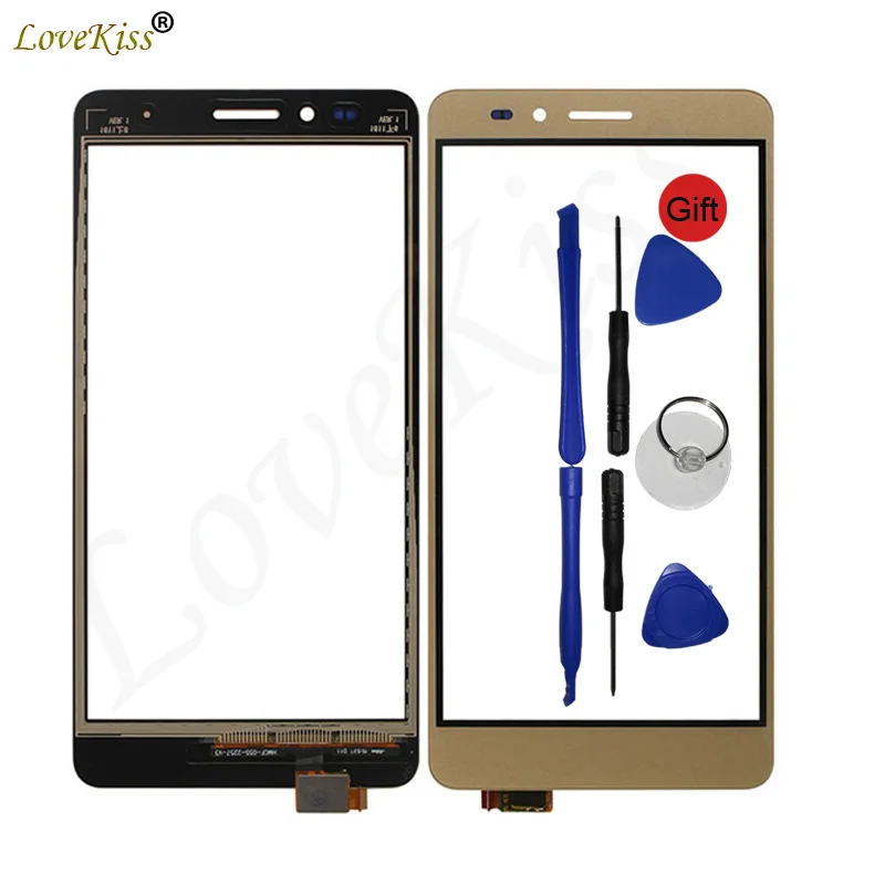 

Honor 5X Touchscreen Front Panel For Huawei Honor 5X GR5 Touch Screen Sensor LCD Display Digitizer Outer Glass Replacement Tools