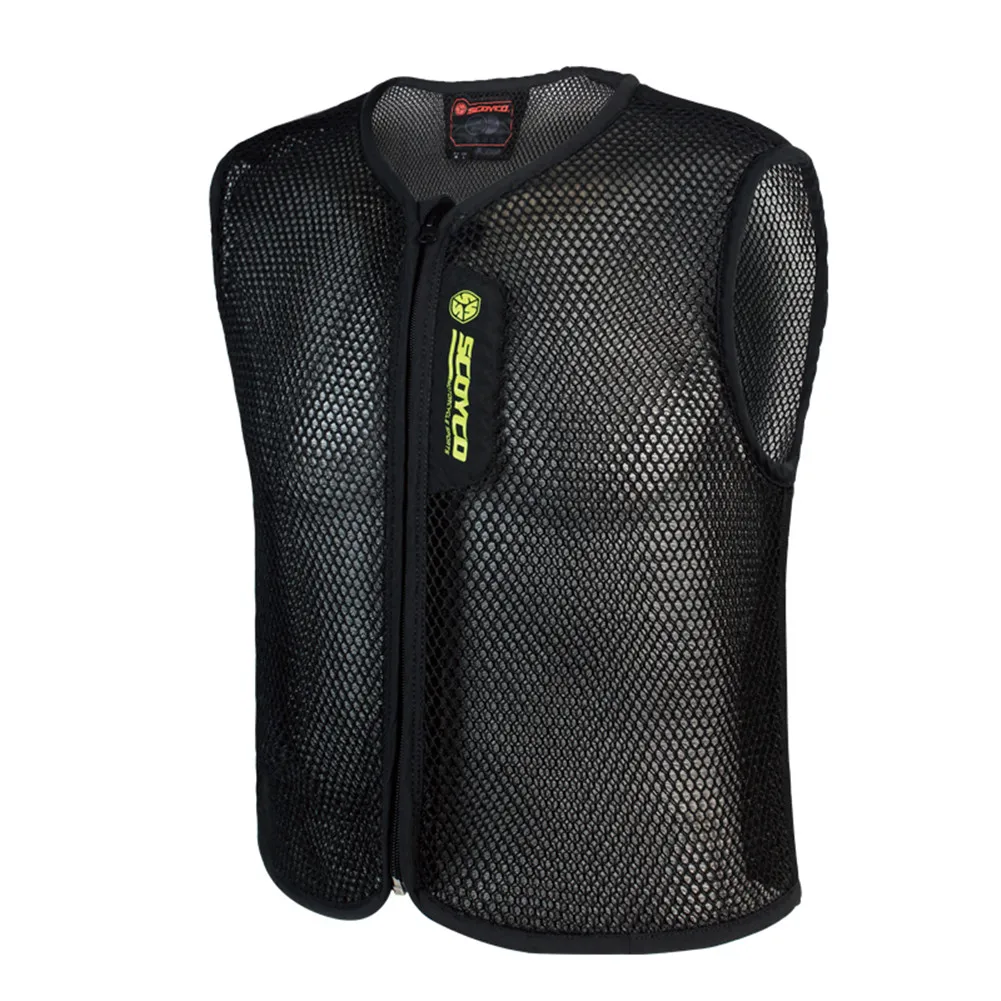 

Mesh Lining Motorcycle Vest Breathable Roadway Jacket Safety Clothing Chaleco Reflectante Protective Vests Moto High Visibility