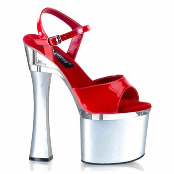 

Women's shoes small wholesale Nightclub ultra high heels, sexy party shoes wedding photography thick with Dance Shoes