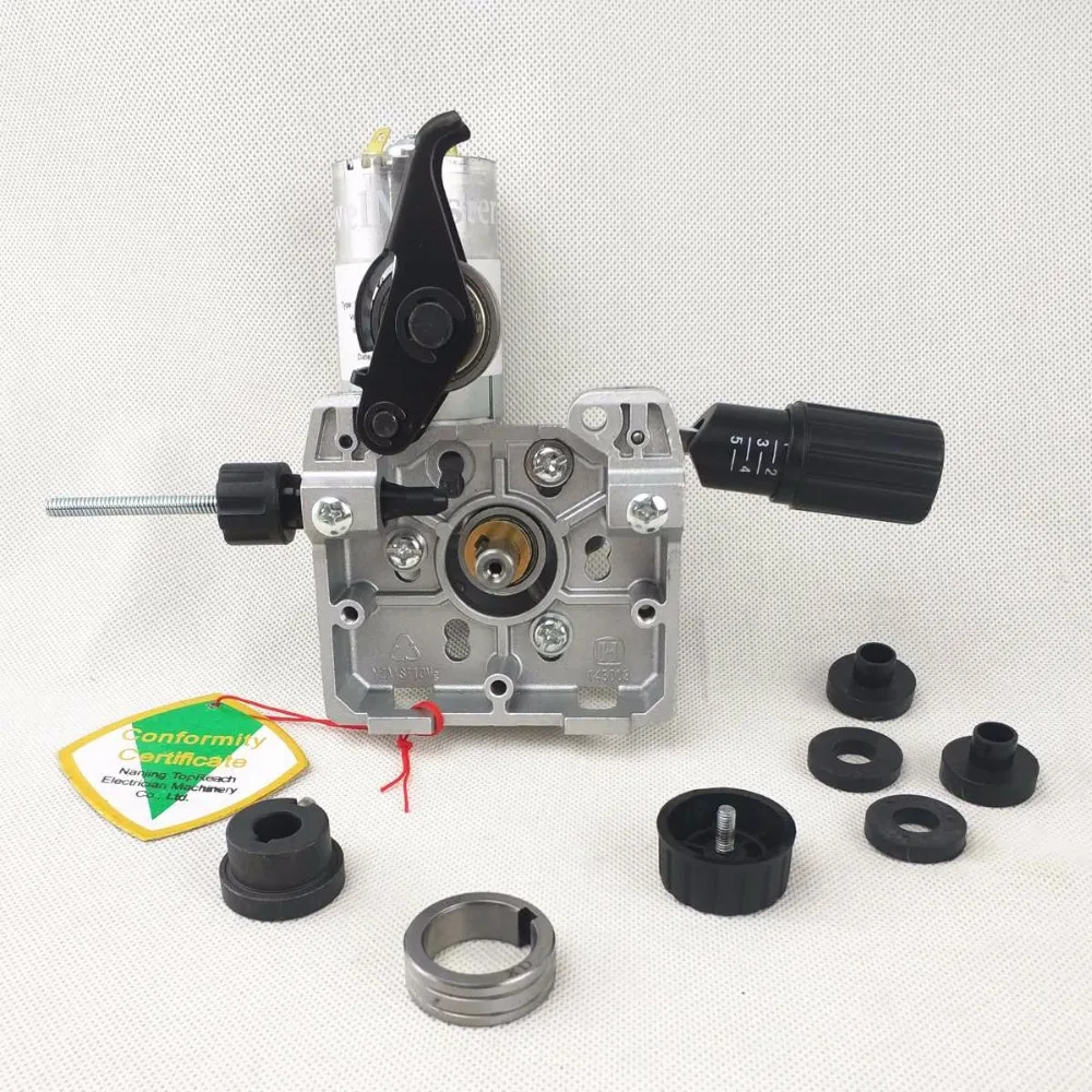 Wire Feeder 24V 25W Welding Wire Feed Assembly 0.8-1.0mm/.03-.04"(detault) Wire Feeder of MIG/MAG Welding SSJ-4D 2