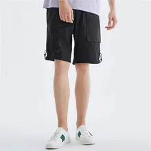 Mark Fairwhale летние мужские повседневные эластичная талия уютный свободный карманный спортивный стиль шорты до колен 718222062040