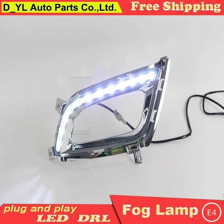 Car styling For Kia K5 LED DRL For K5 led fog lamps daytime running