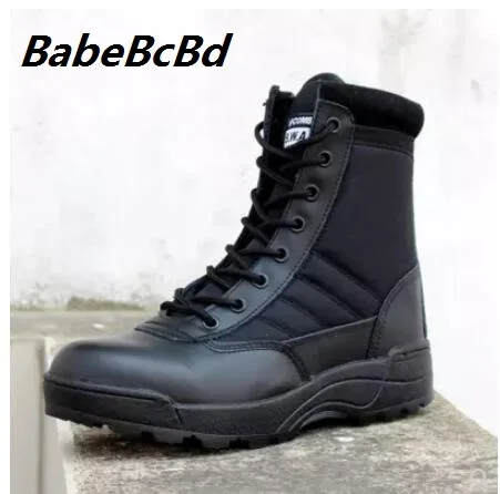 

2018 new Military leather boots for men Combat bot Infantry tactical boots askeri bot army bots army shoes