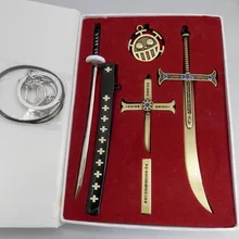 Аниме одна деталь Зоро нож пряжка с ножнами меч оружие брелок ожерелье Брошь для рождественских аксессуаров