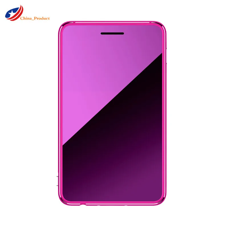 SOYES H3 интеллектуальная синхронизация вызовов зеркало шагомер MP3 Bluetooth GSM ультра тонкий мини Многофункциональный Смартфон PK AIEK M4 - Цвет: Enchanting Purple