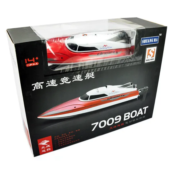 Горячая RC лодка DH-7009 2,4 г 4ch двойной мотор высокоскоростная гоночная лодка Макс 30 км/ч Радиоуправление электронный корабль модель игрушки